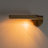 1-Light Dimmable Wall Sconce in Knurling Brass
