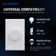 Rotary Dimmer Switch  With Night Indicator Light,  Push On/Off, Single Pole/ 3-Way, White/Ivory/Light Almond (2 Pack)