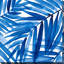«Blue Palm Design II», reproduction de peinture à l'aquarelle-31476583-31934941