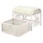 Repose-pieds de rangement rectangulaire Eukleides-862370717
