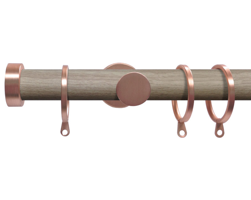 Myrsini 2.8cm Single Pole, 2.80H x 150W x 2.80D cm, Satin Steel