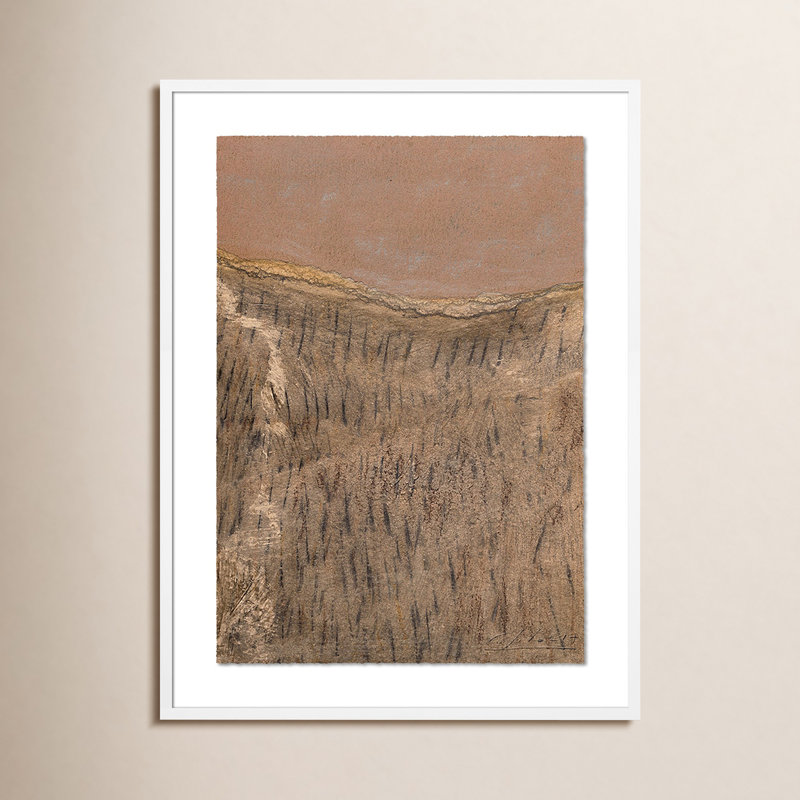 No. 18 by Valeria Sidanez, 32" H x 24" W, White Maple Paper Single Picture Framed