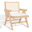 Fauteuil d'appoint en rotin Huck-71081910