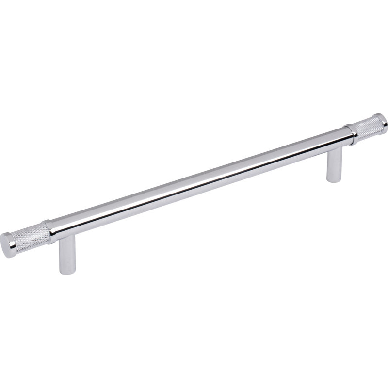 Burnham Bar Pull, Polished Chrome, 7 9/16" Center To Center