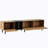 Blagden Modern TV Stand for 80'' TV with 3 Doors Media Console Table Entertainment Center with Storage Cabinet-696403656