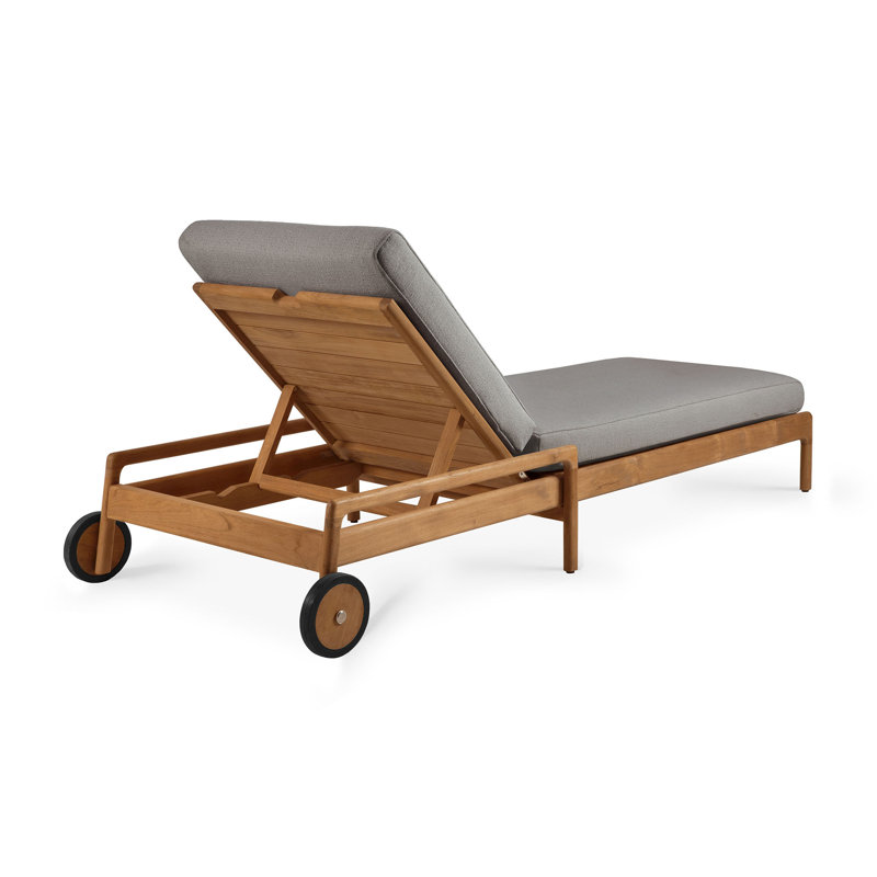 Jack Outdoor Chaise Lounge Cushion, Off White
