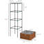 Lit pour plante surélevé galvanisé, 24 po x 24 po x 11,92 po, brun. Possède une cage à tomates stable et à treillis. Fond ouvert pour les problèmes. Améliorez votre environnement extérieur avec la cour, le jardin et le patio. Nutritif délicieux