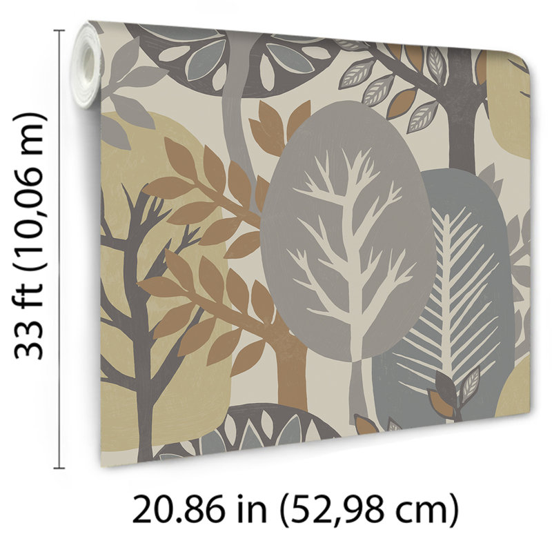 Papier peint Antibes Nature Forest, Beige