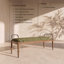 Banc recouvert de tissu vert Hertford-1503548230