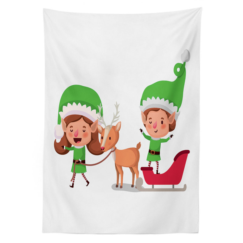 Elf Tablecloth, 84" x 60"