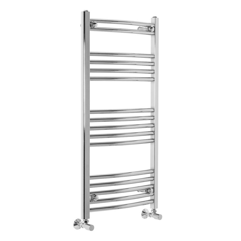 Gerber Curved Towel Rail Heated Towel Rails, Chrome