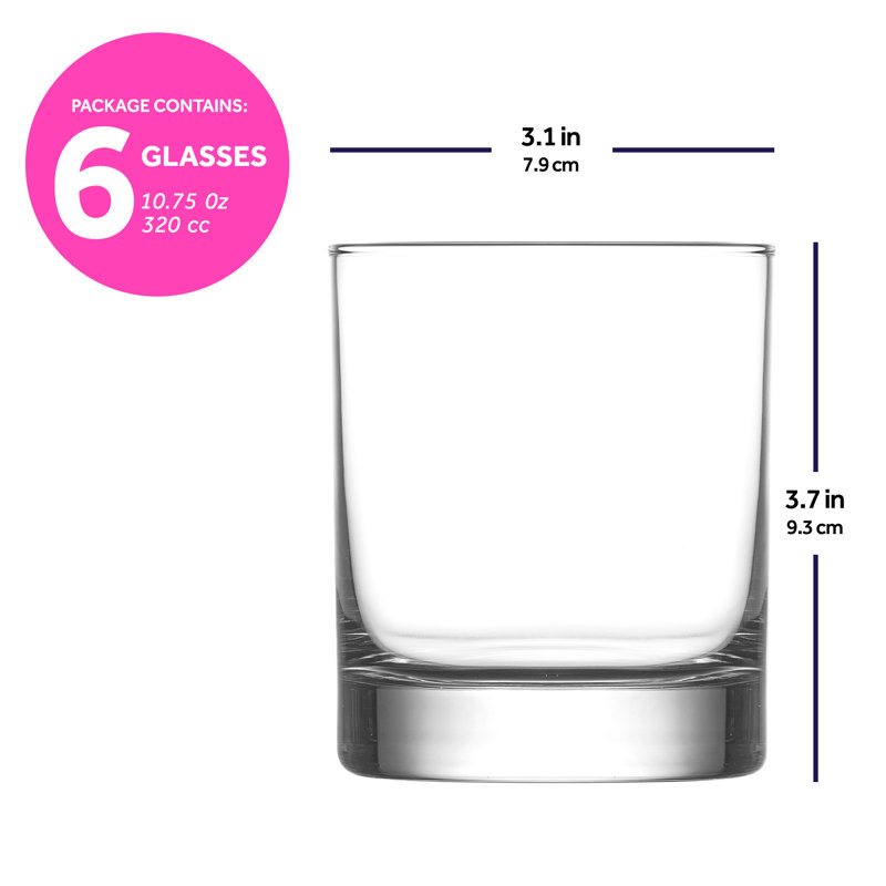 Ensemble de verres à whisky et écossais 6 pièces Ada