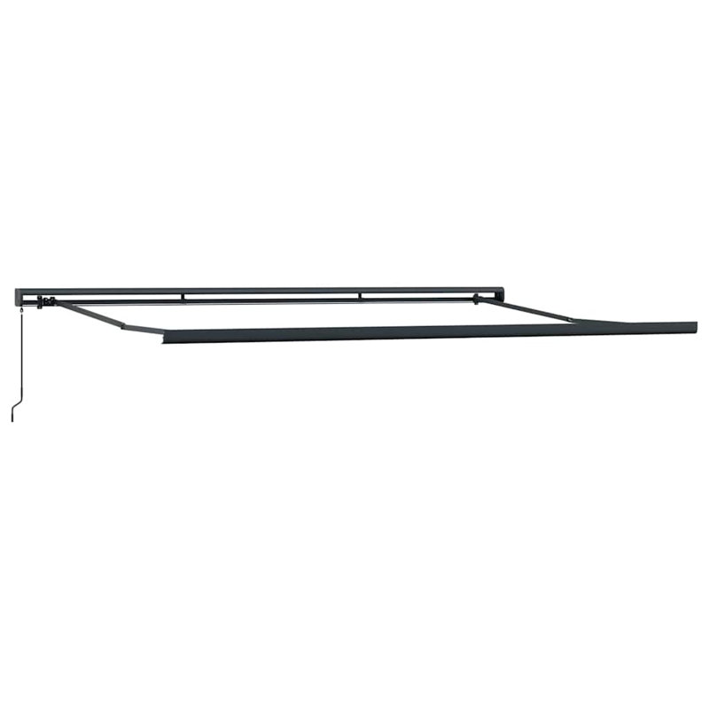 VidaXL Retractable Door / Window Awning, 500 cm W x 300 cm D, Anthracite