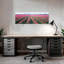 Tulip Fields, Skagit County, Washington State, États-Unis, art abstrait coloré de tulipes contemporaines, paysage mural-49355043