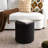 Brynnen 18'' Wide Modern Round Upholstered Ottoman-1871497069
