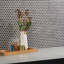 Eden 1" Rimmed Penny Round Matte Porcelain Mosaic Tile-42388002