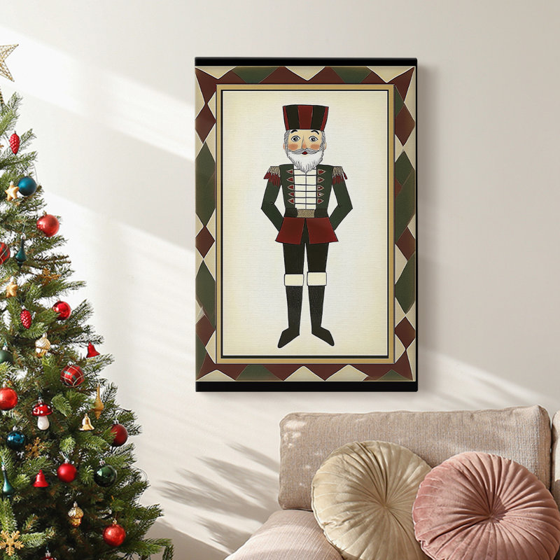 Art des Fêtes de Noël - Toile tendue avec châssis LXII, H 18 po x l 12 po