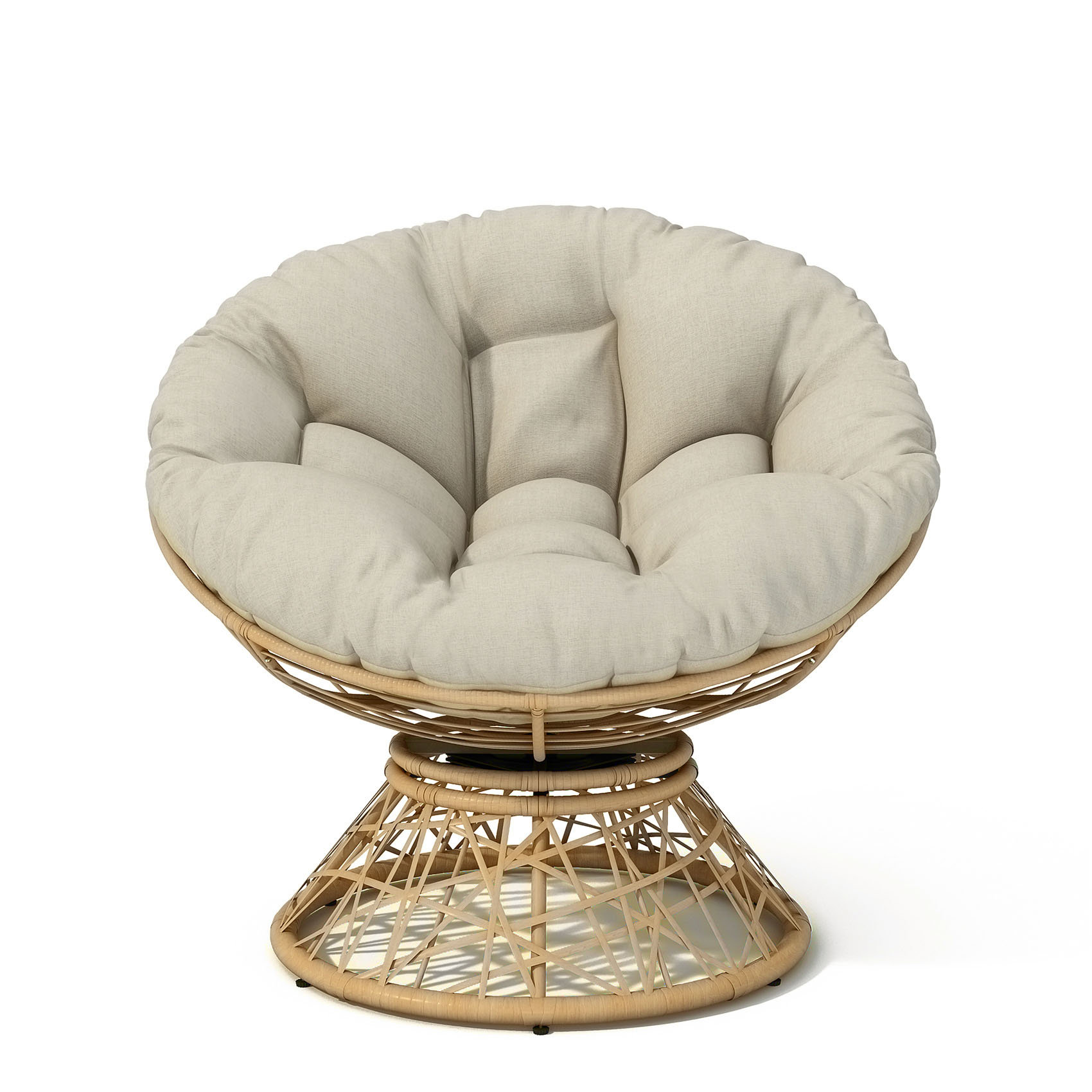 Bayou Breeze Ergonomic Wicker Chair | Wayfair