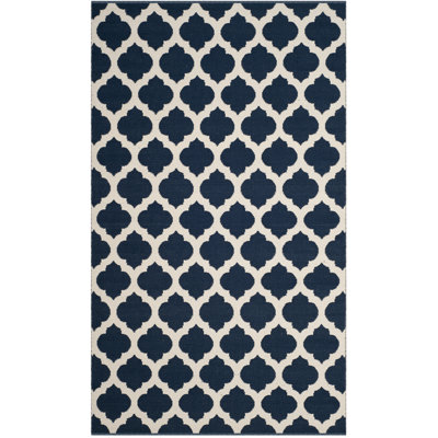 Romona Hand Woven Cotton Geometric Rug