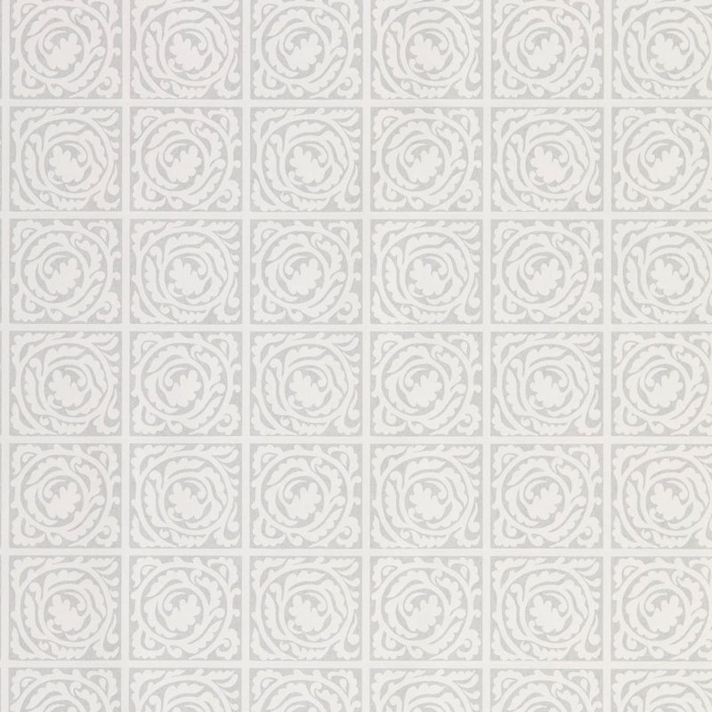 Pure Scroll Wallpaper, Lightish Gray