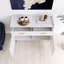 Armoire de rangement 36 pouces en bois massif à 2 portes avec tiroirs-743786638