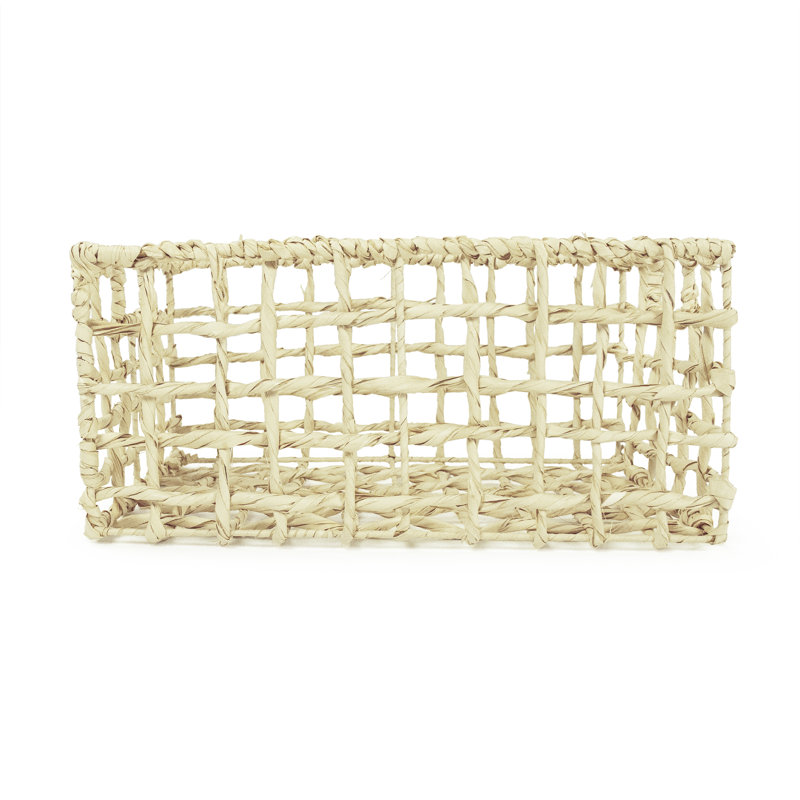 Panier en osier, H 8 po x l 12 po x P 17,5 po