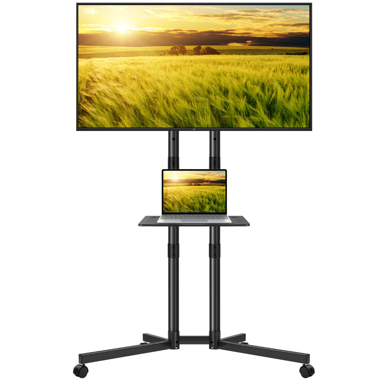 KKTONER Floor TV Stand with Wheels for 32-85 inch TV Electronic Mount