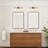 Albern 3 - Light Dimmable Glass Vanity Light for Bathroom