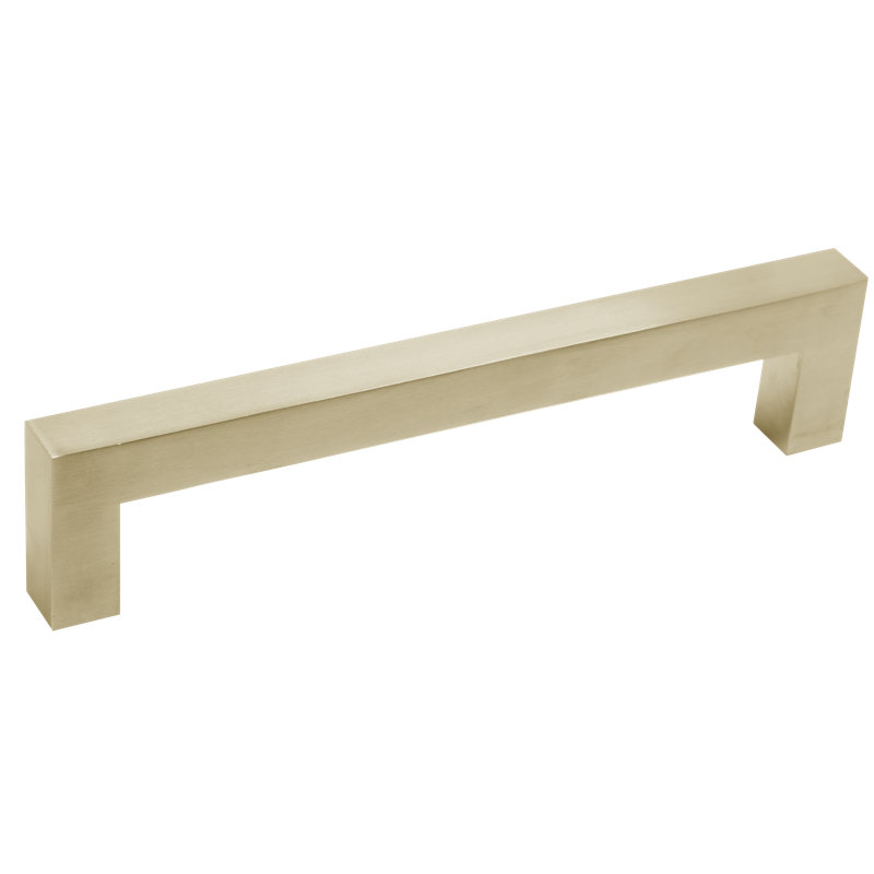 6 5/16" Center to Center Bar Pull, Polished Stainless Steel, 7 7/8"