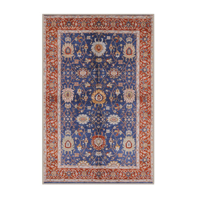 Tapis oriental rouge / bleu Khoyank