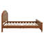 Structure de lit grand format en bois avec tête de lit courbée de style classique-1360590866