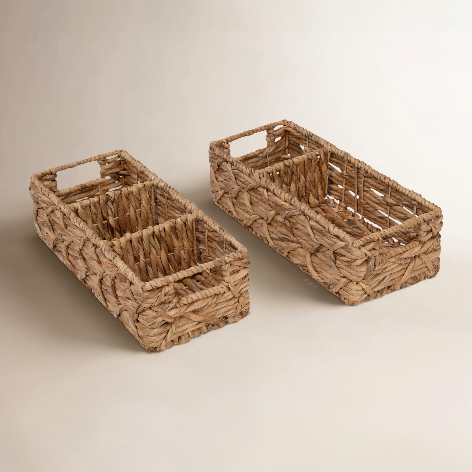 Wicker Decorative Basket - Set of 2