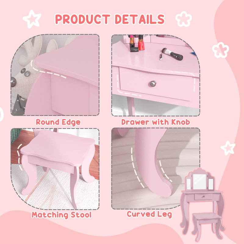 Dressing Table with Mirror