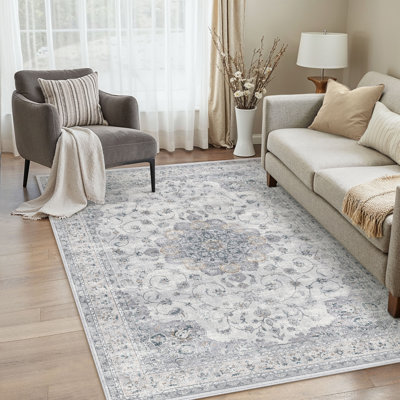 Tapis bleu de style persan Haven