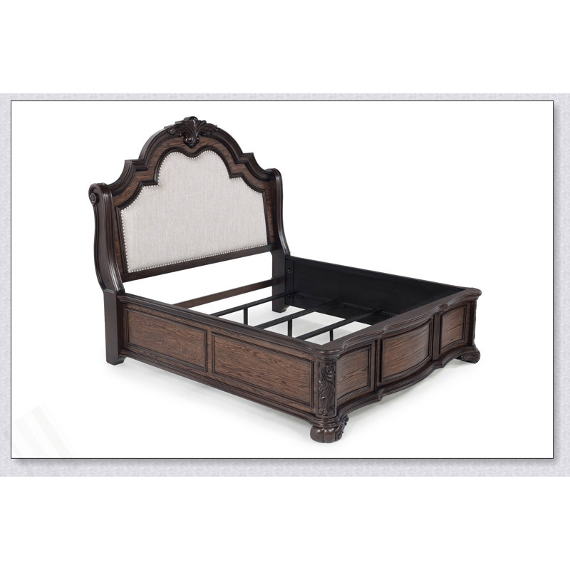 Tête de lit tapissier capitonnée en tissu de style traditionnel 1Pc, Très grand lit