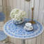 Table d'appoint d'extérieur avec plateau en céramique