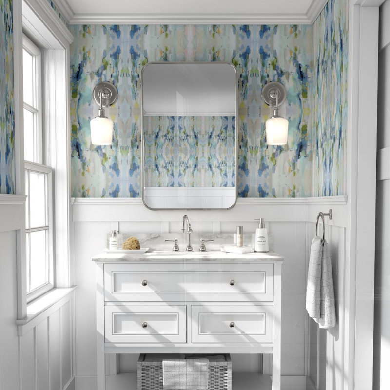 Wintergreen Wallpaper, Grass Cloth