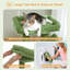 Tour pour chat moyenne avec poteaux à griffer en sisal, appartement pour chat, grande surface de repos rembourrée, hamac confortable et 2 boules de suspension-117191817
