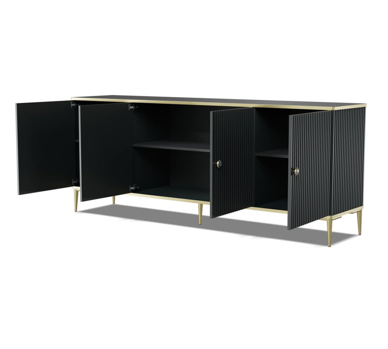 Loughborough 182cm Sideboard, Black