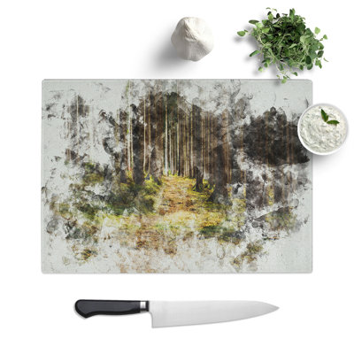 Forest Vol.6 Watercolour Chopping Board