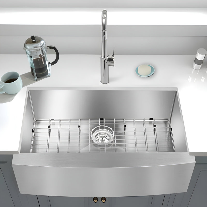 Undermount Single Bowl/Drop In Stainless Steel Kitchen Sink 18 Gauge