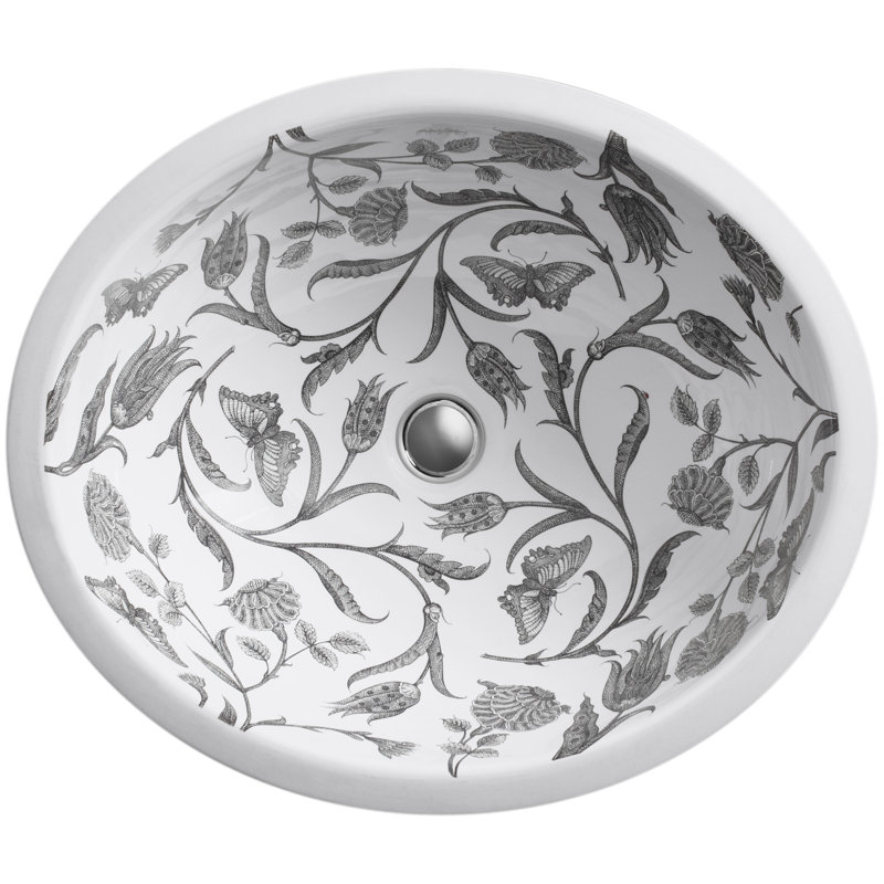 Botanical Study™ Undermount Bathroom Sink