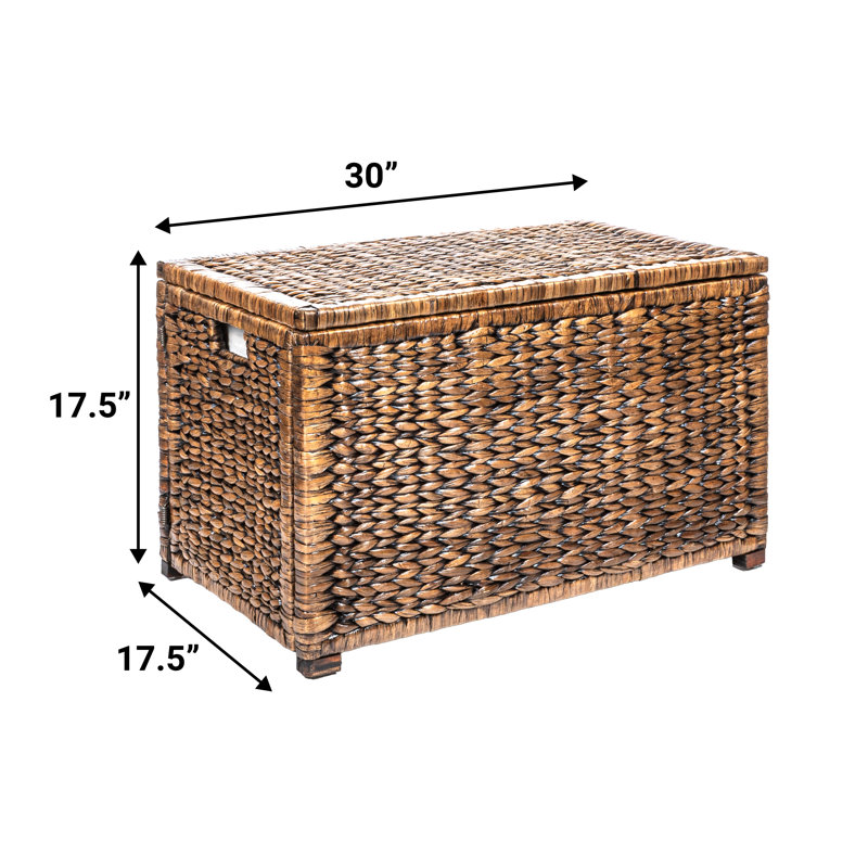Wicker Trunk, Brown Wash