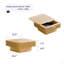 Table basse 31,5 "carrée avec rangement-373738616