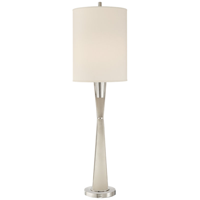 Thomas O'Brien Robinson Tall Buffet Lamp, Polished Nickel