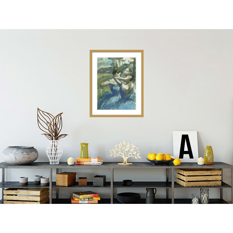 «Three Dancers» par Edgar Degas, impression giclée encadrée, H 29,38 po x l 23,5 po