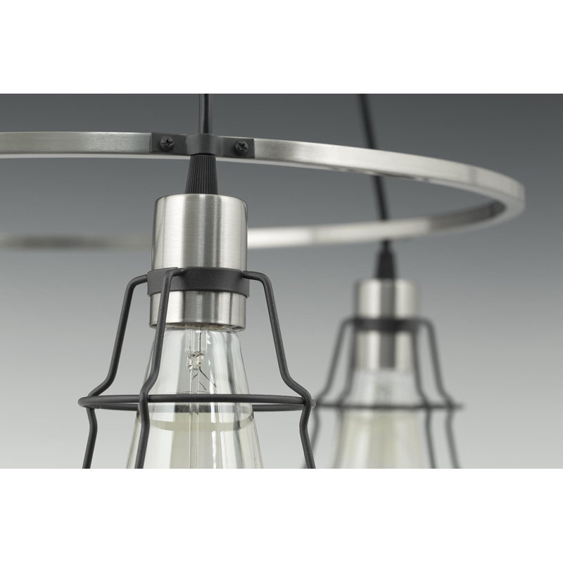 Éclairage pour meuble-lavaboe graphite 4 lumières Theressa