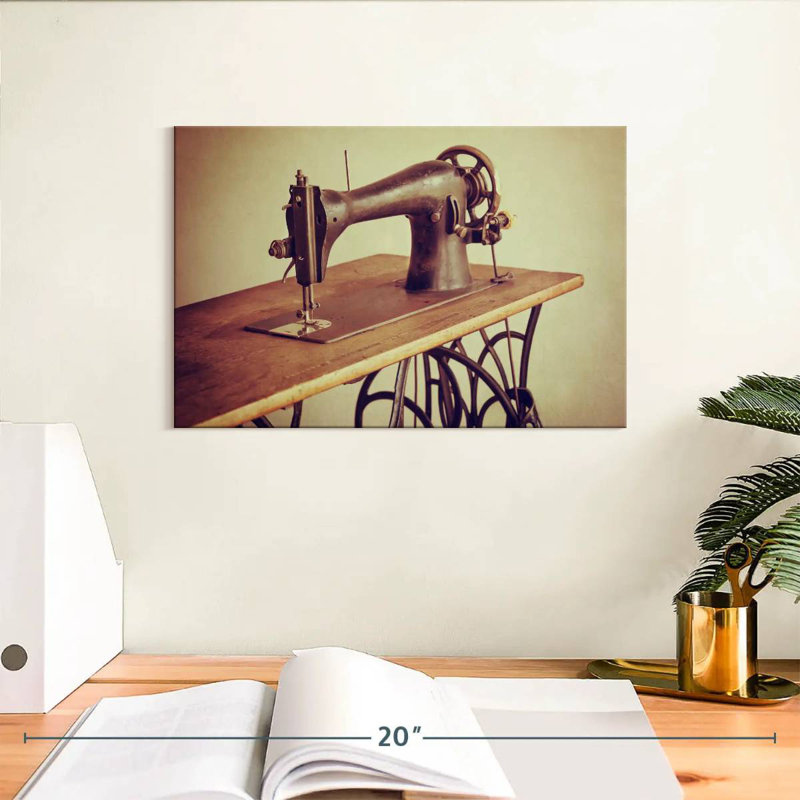 Senne Sewing Machine, 8" H x 12" W