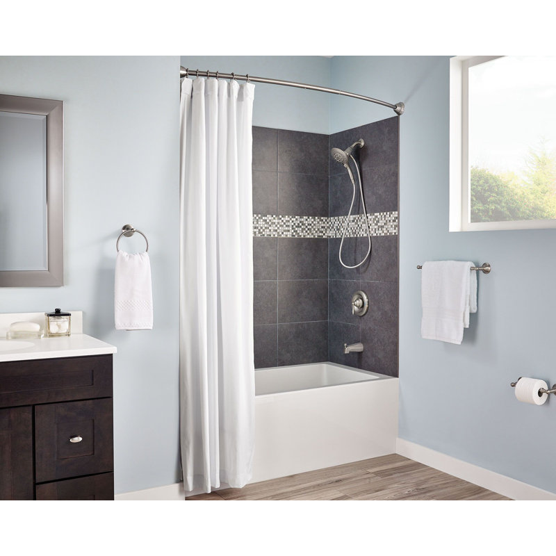 Moen Shower Curtain Hooks, Brushed Nickel