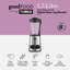 Good Food in partnership with Tower GF12013 Digital 1.5L Jug Blender with 5 Speed Settings, 3 Pre-set programs, 1200W, Stainless Steel